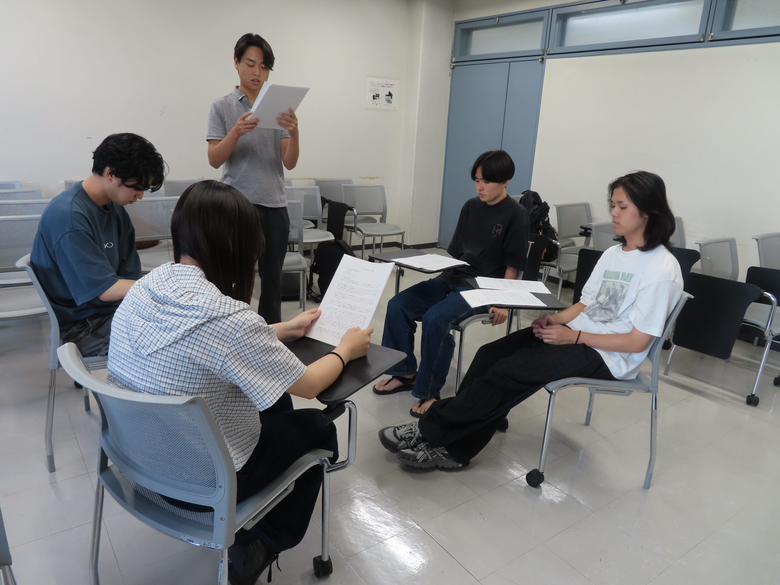 社会参加実習の発表の様子の画像